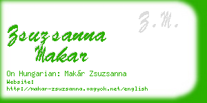 zsuzsanna makar business card